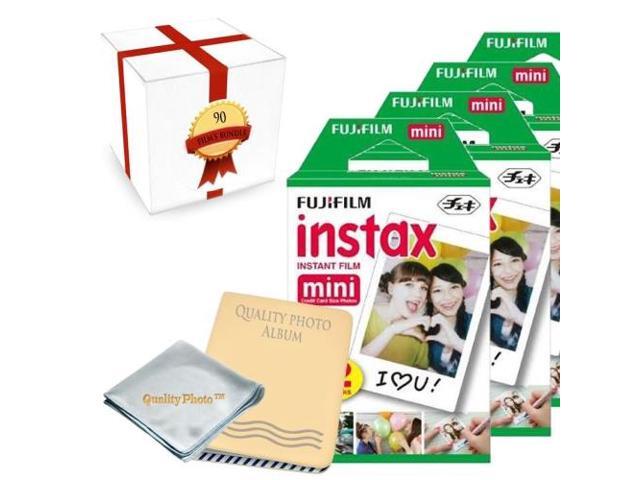 Fujifilm INSTAX Mini Instant Film 9 Pack (90 Films) - Photo Album - Gift Packaging