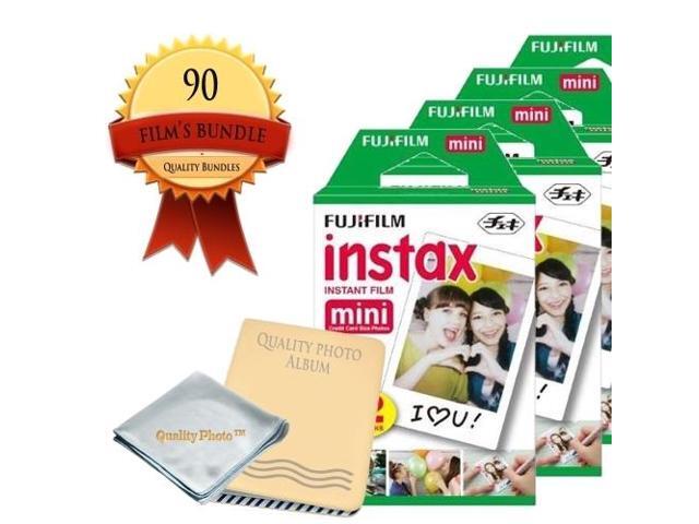 Fujifilm INSTAX Mini Instant Film 9 Pack (90 Films) - Photo Album - Gift Packaging