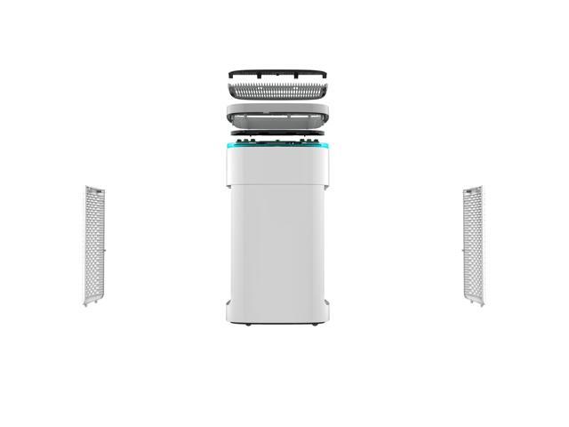 Heaven Fresh HF600 WiFi-Enabled Smart HEPA Air Purifier for Large Rooms (Up to 1033 sq ft) 800m³/hr CADR for Viruses, Allergens, Smoke, Mold, Dust...