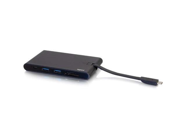 C2G USB C Docking Station with 4K HDMI, USB, Ethernet, VGA, and SD Card Reader - Power Delivery up to 100W - docking station - USB-C - VGA, HDMI - 1GbE - image 8