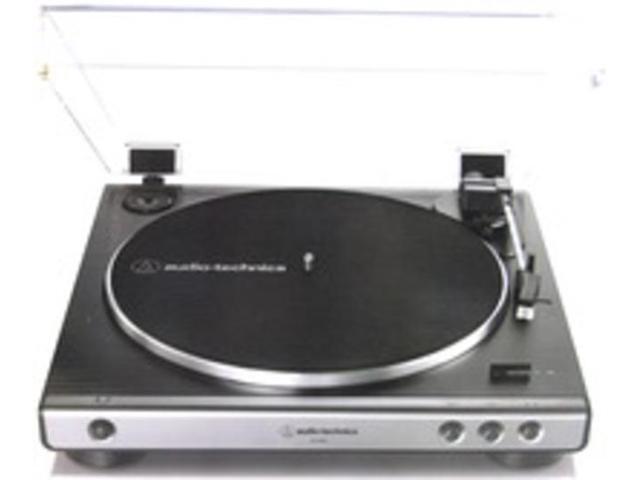 Audio-Technica - Audio Technica AT-LP60X-GM Turntable Gunmetal - Black/Gunmetal - image 11