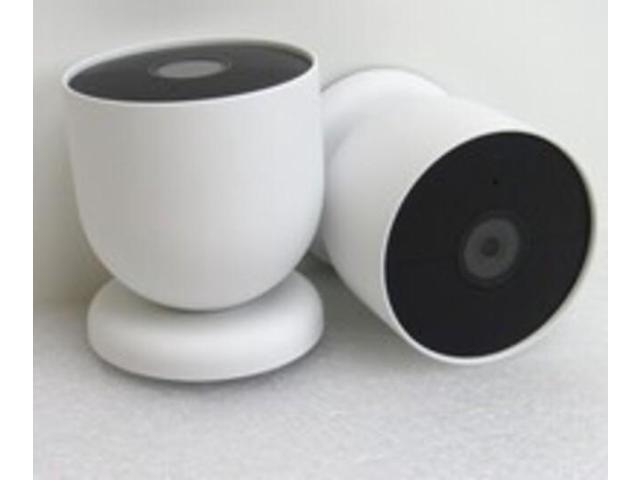 Google - Nest Cam 2 Pack Indoor/Outdoor Wire Free Security Cameras - Snow - image 11