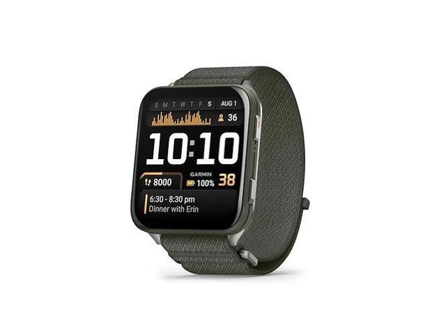 Garmin - Venu X1 GPS Smartwatch 51 mm Fiber-reinforced polymer - Moss with Titanium Caseback - (2025) - image 12