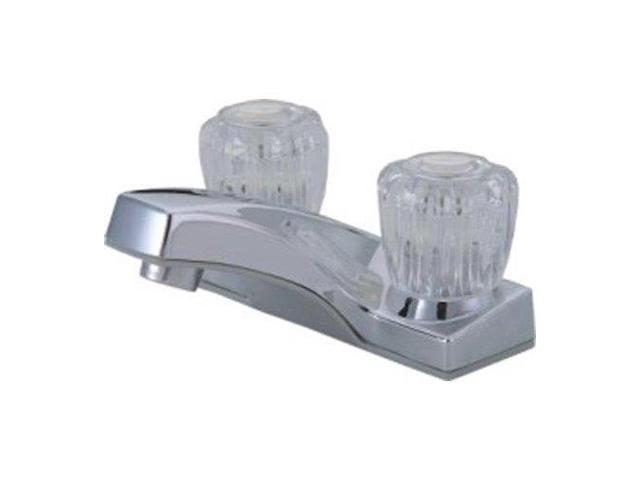 Photos - Other sanitary accessories Kingston Brass Kb101Lp Twin Acrylic Handles 4 Inch Centerset Faucet - Poli 