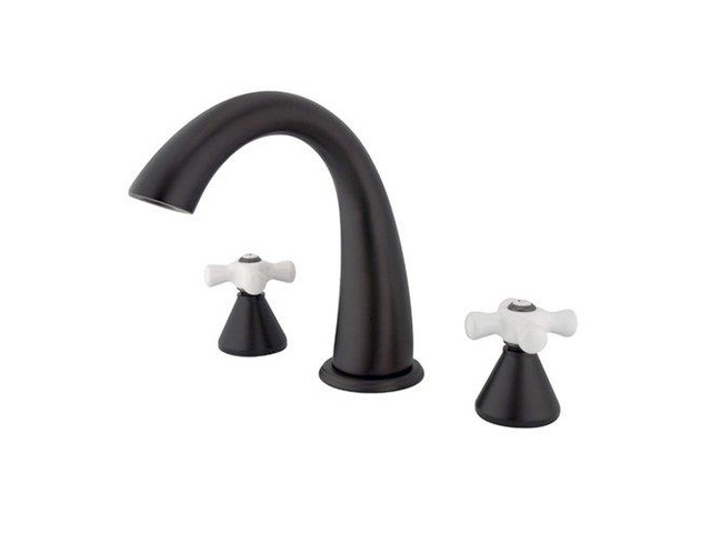 Kingston Brass KS2365PX Roman Tub, Faucet, Oil Rubbed Bronze