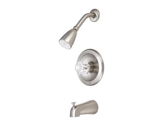 Photos - Other sanitary accessories Kingston Brass KB538 Tub and Shower, Faucet, Satin Nickel 1507178 