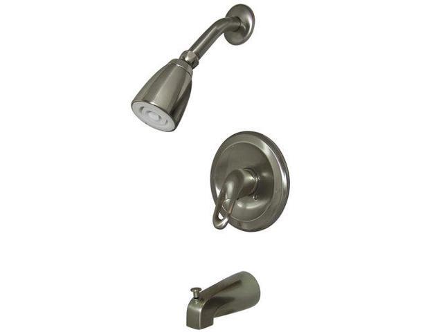 Photos - Other sanitary accessories Kingston Brass KB538LP Tub and Shower, Faucet, Satin Nickel 1507182 