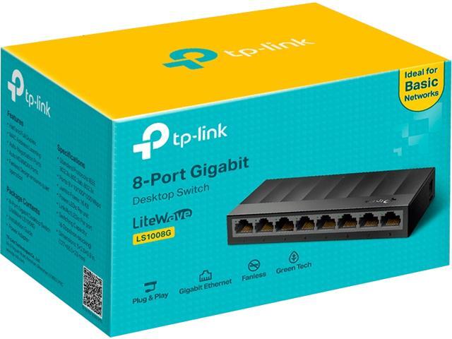 TP-Link LS1008G LiteWave 8-Port Gigabit Desktop Switch - image 3