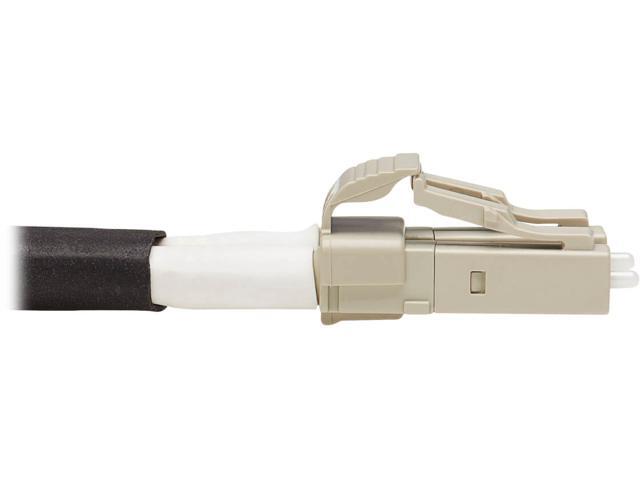 Tripp Lite N820-10M-IND 10Gb Rigid Industrial Duplex Multimode 50/125 OM3 Fiber Patch Cable (LC/LC) - IP68, Aqua, 10 m (32.8 ft.)