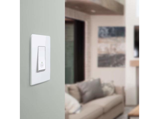 tplink hs200p3 kasa smart wifi switch 3pack control lighting from anywhere, easy inwall installation singlepole only, no hub required, works with...