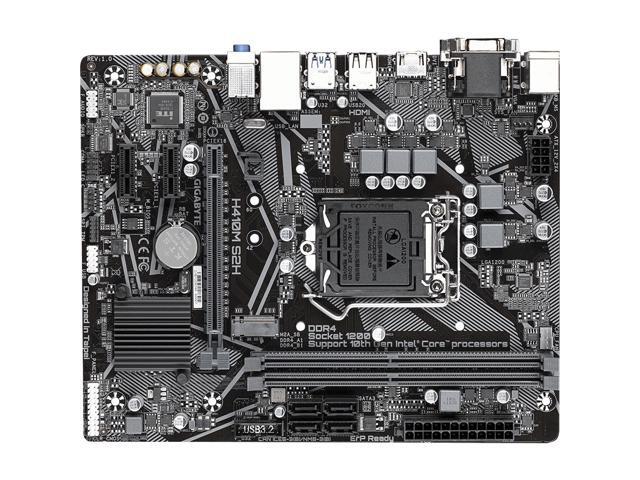 GIGABYTE H410M S2H LGA 1200 Intel H410 Micro-ATX Motherboard
