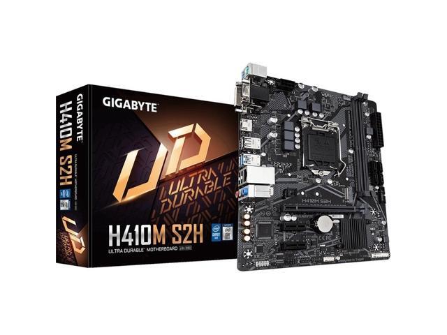 GIGABYTE H410M S2H LGA 1200 Intel H410 Micro-ATX Motherboard