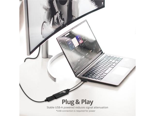 Siig CB-H21811-S1 HDMI to DisplayPort 1.2 4K 60Hz Converter Adapter - image 6