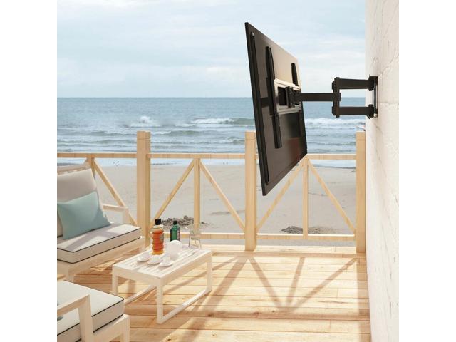 Tripp Lite DWM3780XOUT Outdoor Full-Motion TV Wall Mount with Fully Articulating Arm for 37' to 80' Flat-Screen Displays