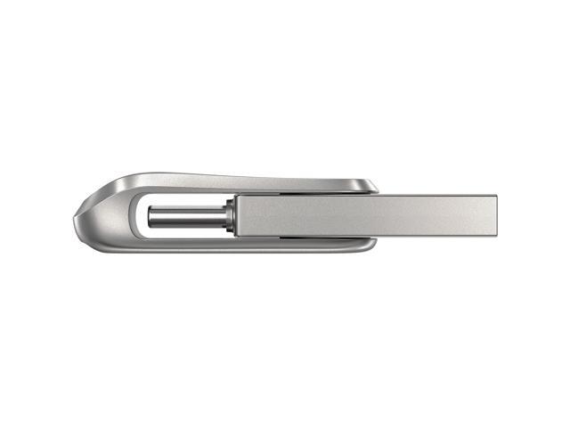 SanDisk - Ultra Dual Drive Luxe 256GB USB 3.1, USB Type-C Flash Drive - Silver - image 4