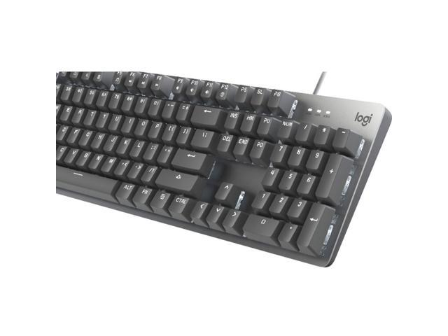 Logitech K845 Mechanical Illuminated Keyboard, Strong Adjustable Tilt Legs, Full Size, Aluminum Top Case, 104 Keys, USB Corded, Windows (TTC Red...