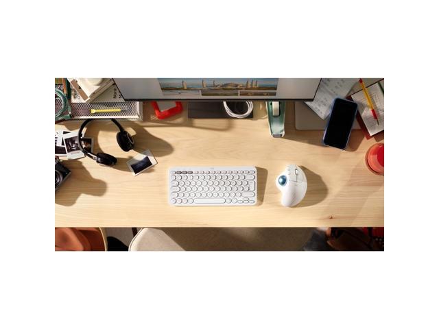 Logitech ERGO M575 Wireless Trackball Mouse - Easy thumb control, precision and smooth tracking, ergonomic comfort design, for Windows, PC and Mac...