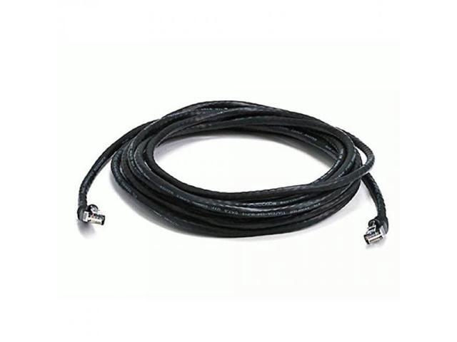 Monoprice Cat6 Ethernet Patch Cable - Network Internet Cord - RJ45, Stranded, 550Mhz, UTP, Pure Bare Copper Wire, 24AWG, 14ft, Black