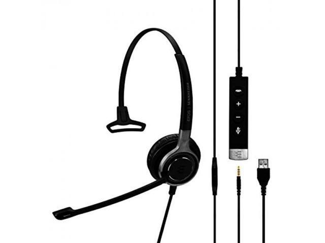 EPOS Sennheiser SC 635 USB (507254) - Single-Sided Business Headset UC Optimized and Skype for Business Certified For Mobile Phone, Tablet,...