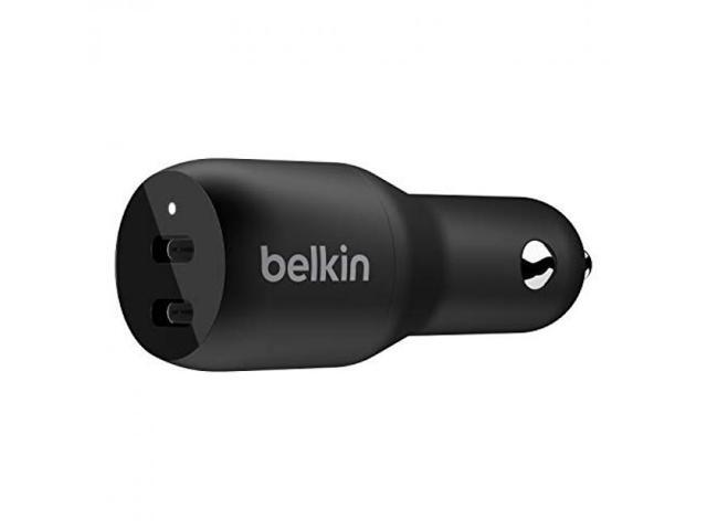 Belkin - BOOST↑CHARGE  Dual USB-C Car Charger 36W - Black - image 2