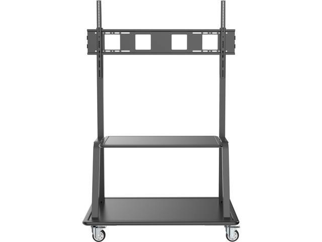 Tripp Lite DMCS60105XXDD Heavy-Duty Rolling TV Cart - Up to 105' Screen Support - 330.69 lb Load Capacity - 2 x Shelf(ves) - 72.6' Height x 46.2'...