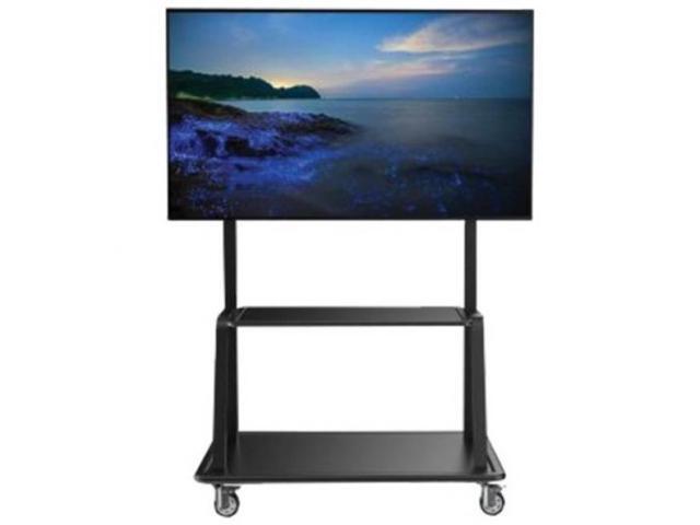 Tripp Lite DMCS60105XXDD Heavy-Duty Rolling TV Cart - Up to 105' Screen Support - 330.69 lb Load Capacity - 2 x Shelf(ves) - 72.6' Height x 46.2'...