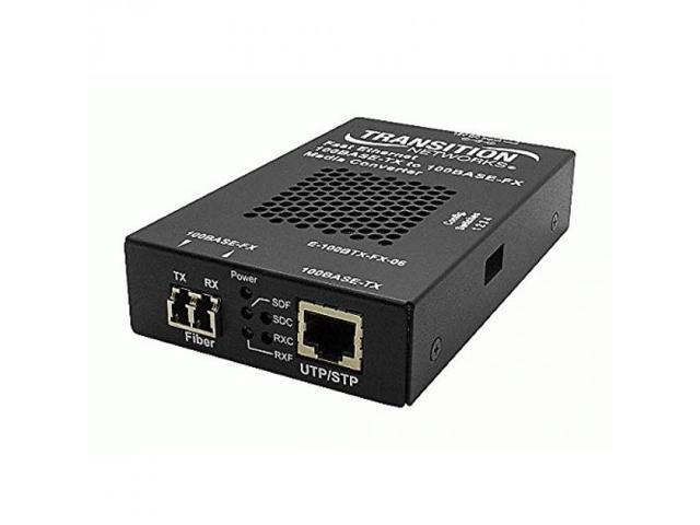 Transition Networks Fast Ethernet Media Converter 100Base-TX to 100Base-FX