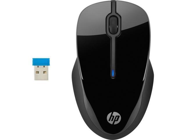 HP Wireless Mouse X3000 G2 (28Y30AA, Black) up to 15-Month Battery, Scroll Wheel, Side Grips for Control, Travel-Friendly, Blue LED, Powerful 1600.