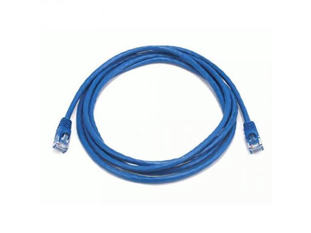 Monoprice Cat5e Ethernet Patch Cable - 7 Feet - Blue Network Internet Cord - RJ45, Stranded, 350Mhz, UTP, Pure Bare Copper Wire, 24AWG