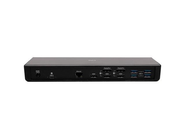 C2G USB-C 12-in-1 Docking Station - Triple Display with HDMI, DisplayPort, Ethernet, USB, 3.5mm Audio and Power Delivery up to 85W - 4K 30Hz (TAA Compliant) - image 2