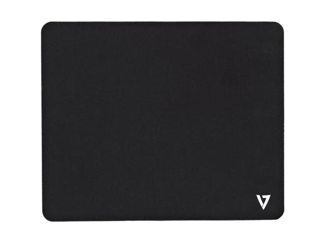 V7 Antimicrobial Mouse Pad Black polymer treated surface anti-slip base anti-odor and stain MP02BLK