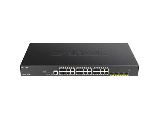 D-Link 28-Port 10-Gigabit Smart Managed PoE Switch DGS125028XMP6KV