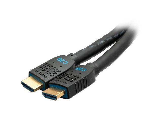 C2G 35ft Ultra Flexible 4K Active HDMI Cable Gripping 4K 60Hz - In-Wall M/M - 35 ft HDMI A/V Cable for Computer, Projector, Monitor, Blu-ray. photo