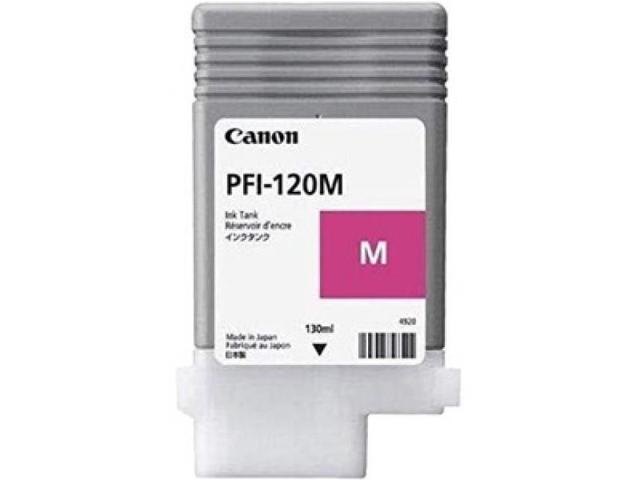 Canon PFI-120 130ml Pigment Ink Tank for Select imagePROGRAF PRO and TM Series Printers, Magenta