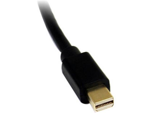 Startech 6 ft Mini DisplayPort to HDMI Cable - M/M - HDMI Male Digital Audio/Video - DisplayPort Male Digital Audio/Video - 6ft - Black - image 5