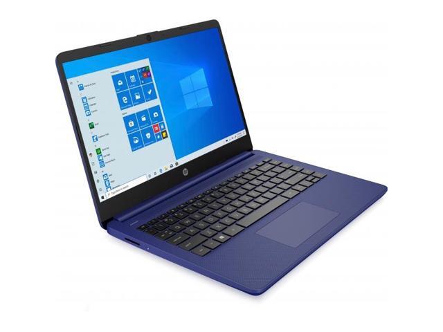 HP 14 Series 14' Touchscreen Laptop - Intel Celeron N4020 - 4GB RAM - 64GB eMMC - Windows 10 Home in S mode- Indigo Blue 14-dq0050nr (47X80UA#ABA)
