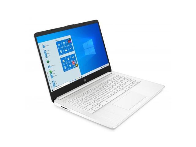 HP 14 Series 14' Laptop - Intel Celeron N4020 - 4GB RAM - 64GB eMMC - Windows 10 Home in S mode - Snow White 14-dq0040nr (47X78UA#ABA)