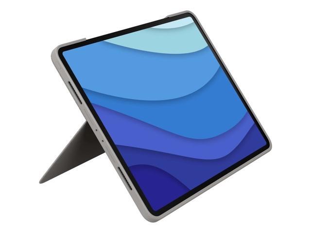 Logitech - Combo Touch Keyboard Folio for Apple iPad Pro 12.9" (5th & 6th Gen) with Detachable Backlit Keyboard - Sand - image 3