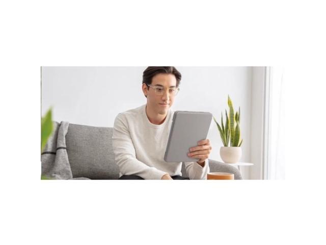 Logitech - Combo Touch Keyboard Folio for Apple iPad Pro 12.9" (5th & 6th Gen) with Detachable Backlit Keyboard - Sand - image 6