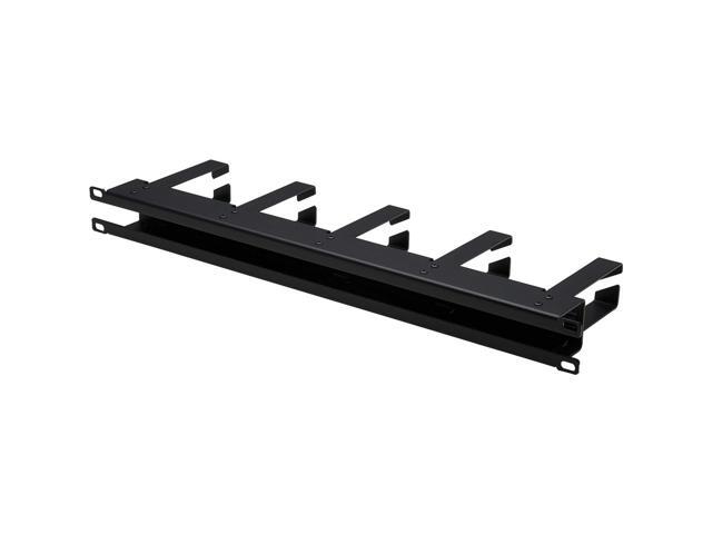 Tripp Lite SRCABLERING1UHD Rack Horizontal Cable Manager Metal Rings Black 1URM