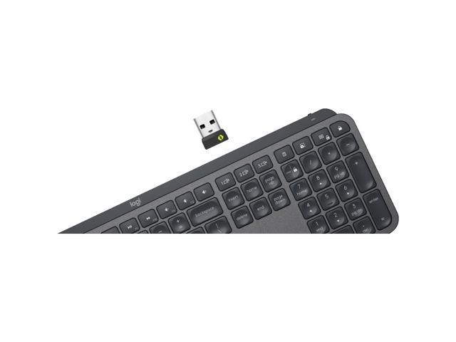 Logitech - MX Keys For Business Full-Size Wireless Scissor Tactile Switch Keyboard with Smart Backlighting - Graphite - image 3