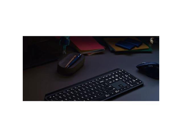 Logitech - MX Keys For Business Full-Size Wireless Scissor Tactile Switch Keyboard with Smart Backlighting - Graphite - image 7