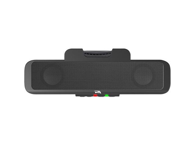 Cyber Acoustics Compact USB Speaker Bar with Integrated Monitor Mount (CA-2890)
