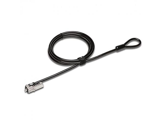 Kensington Slim NanoSaver Cable Lock - Resettable - 4-digit - Carbon Steel - 6 ft - For Notebook