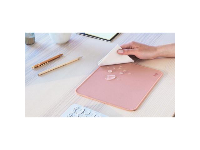 Logitech - Mouse Pad Studio Series with Spill-Resistant Surface (Medium) - Darker Rose - image 5
