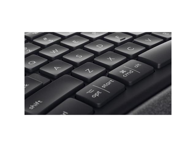 Logitech - ERGO K860 For Business Ergonomic Wireless Scissor Low-Profile Switch Keyboard with Ergonomic Split Design - Graphite - image 2
