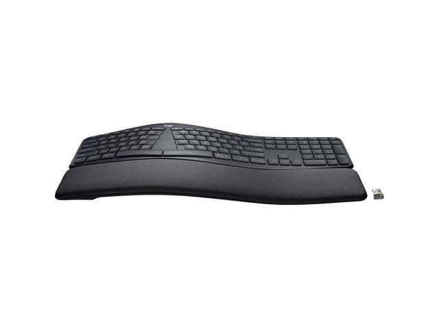 Logitech - ERGO K860 For Business Ergonomic Wireless Scissor Low-Profile Switch Keyboard with Ergonomic Split Design - Graphite - image 3