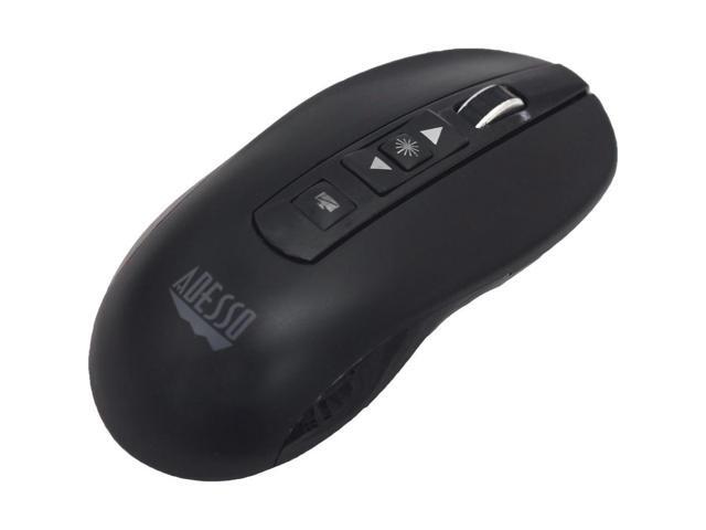 Adesso iMouse P20 Air Mouse Elite Wireless Presenter Mouse - Black - image 3