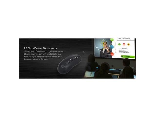 Adesso iMouse P20 Air Mouse Elite Wireless Presenter Mouse - Black - image 7