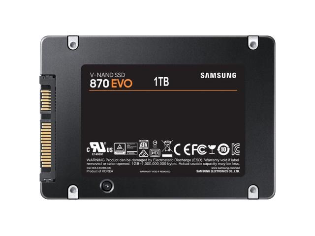 Samsung 870 EVO MZ-77E1T0E 1 TB Solid State Drive - 2.5' Internal - SATA (SATA/600)